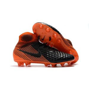 Nike Magista Obra II Elite DF FG Černá oranžový